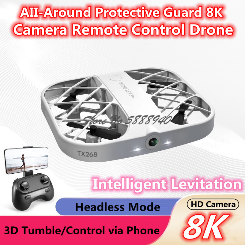 Drone Camera Mount - Dron con Cámara HD 8K, WIFI,
