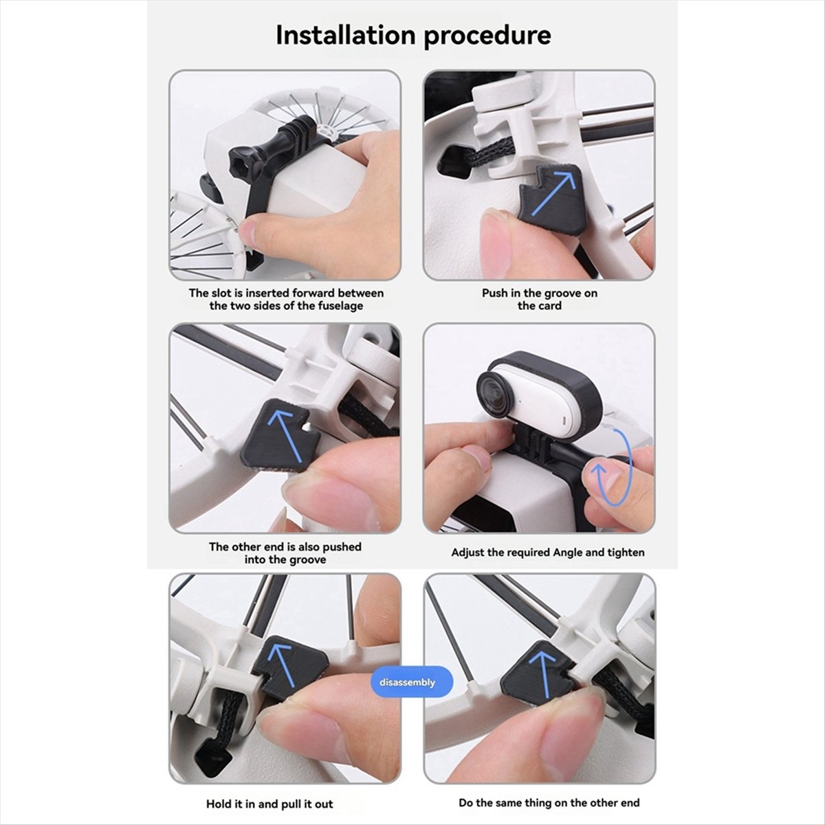 Drone Camera Action - Soporte de Expansión Superior para Drones