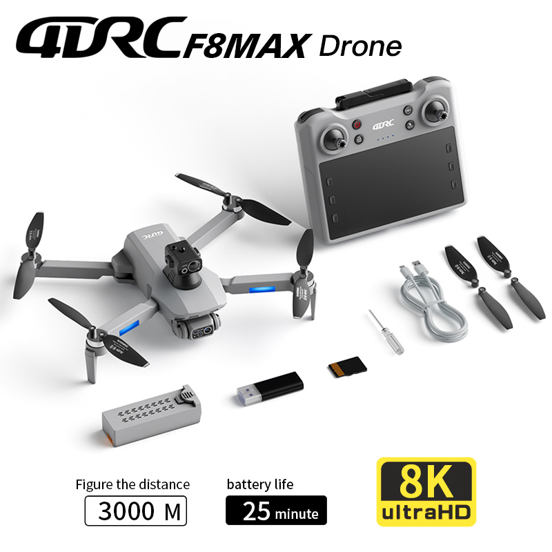 Drone Camera Mount - Dron F8 MAX GPS profesional con