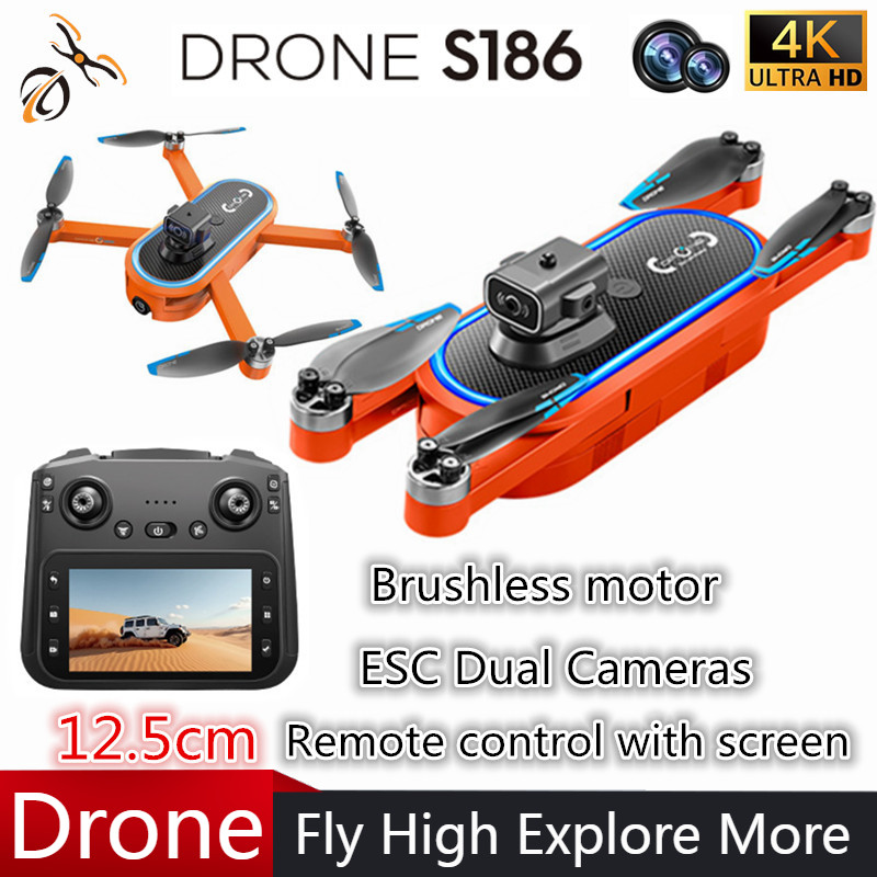 2025 S186 Drone profesional 4K - Drone Camera With Gimbal reseña y precio