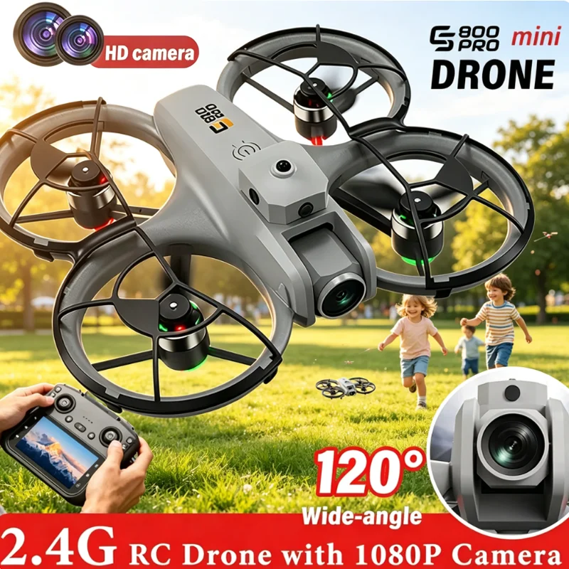 Dron ES800PRO, Diseño Aerodiná - Drone Camera Vlog reseña y precio